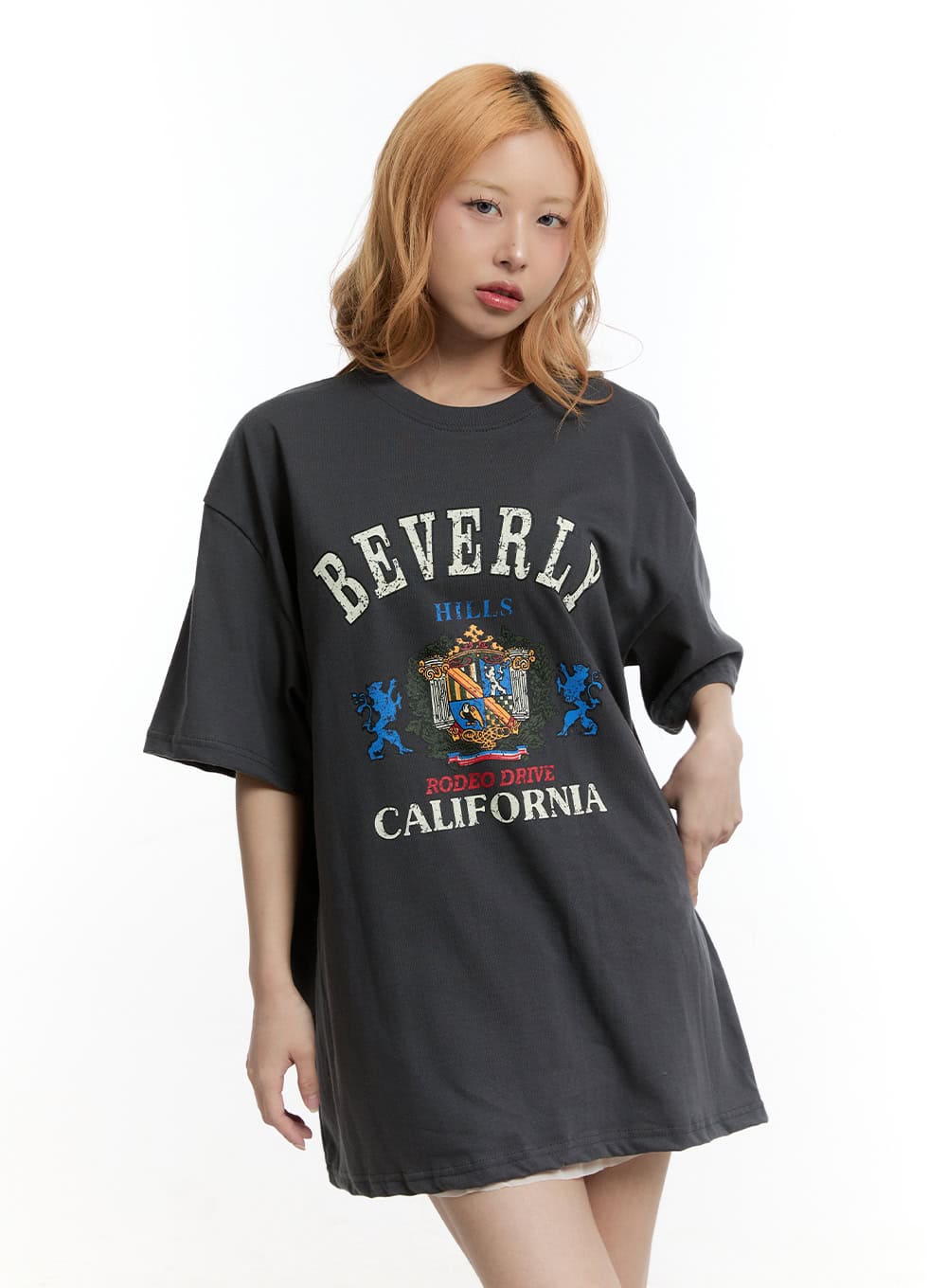 Beverly Graphic Oversize T-Shirt CY501