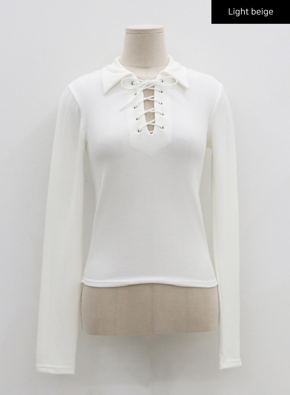 Neck Cross String Collar T-Shirt CO20