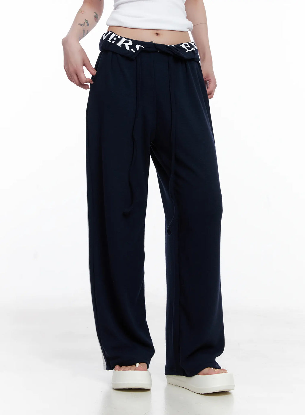 Graphic Banding Sweatpants CS526