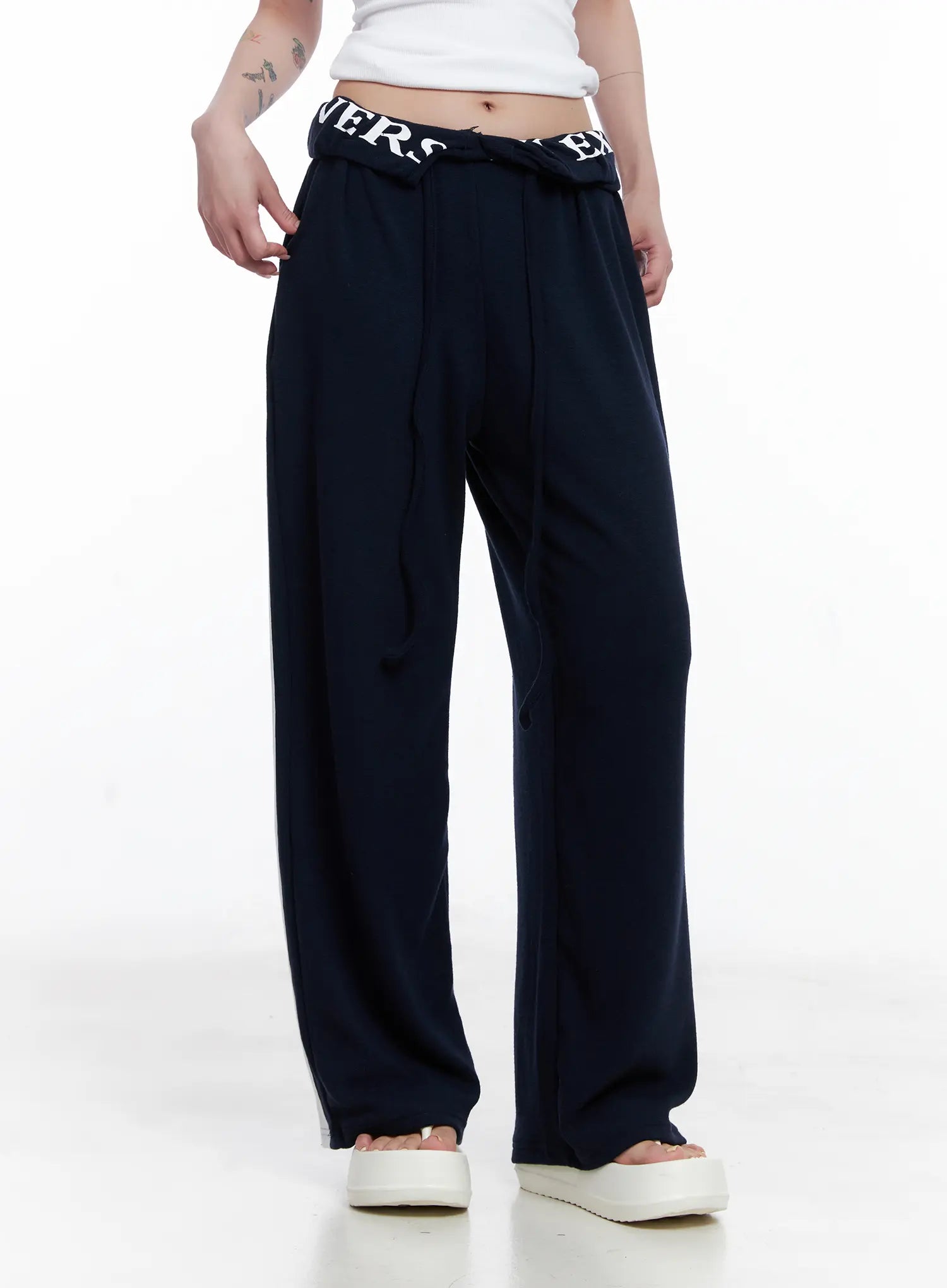 Graphic Banding Sweatpants CS526