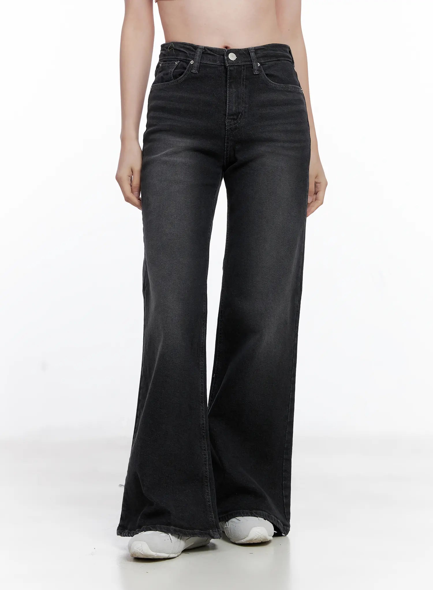 Lulu Flare Washed Jeans CG521