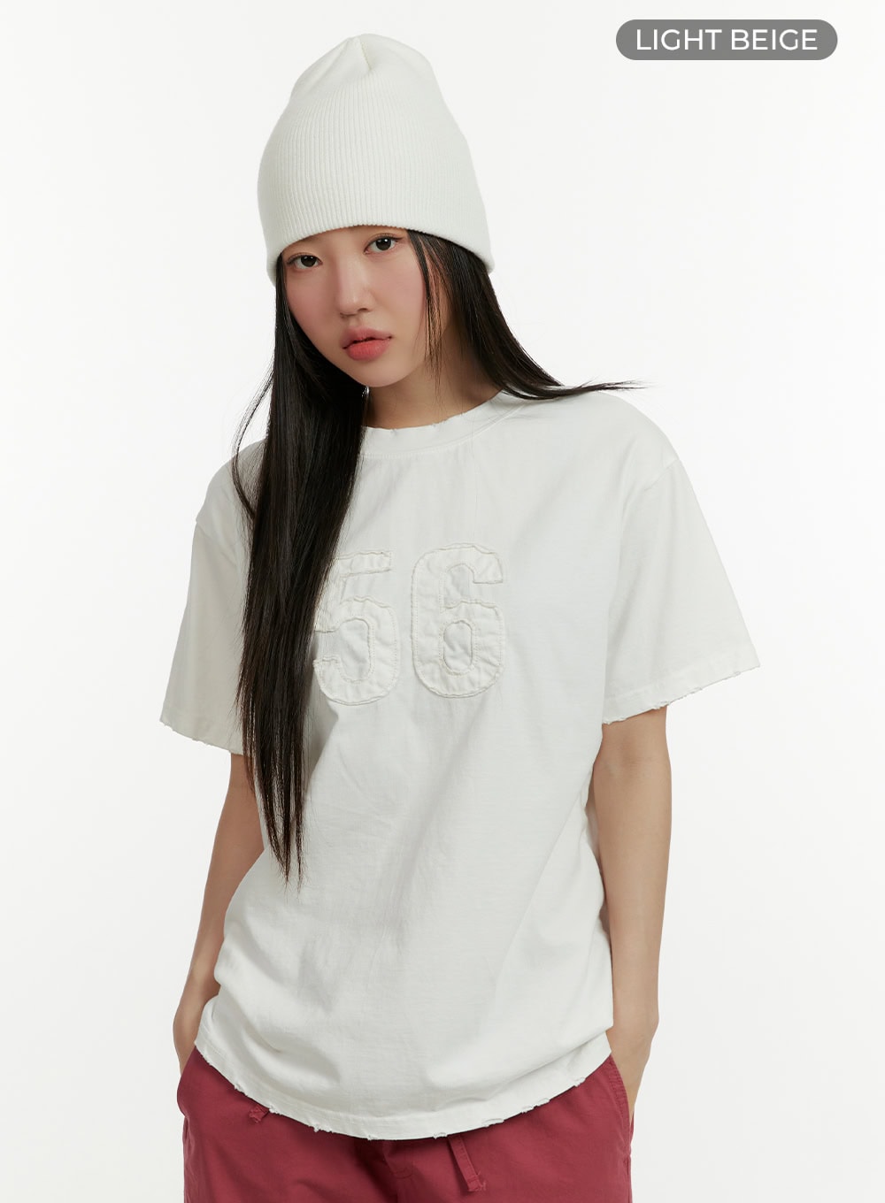 Oversized Patches T-Shirt CY408