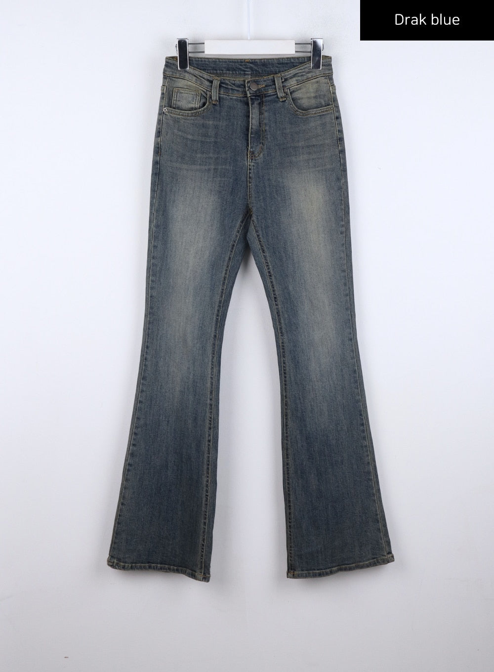 Slim Washed Bootcut Jeans CO327