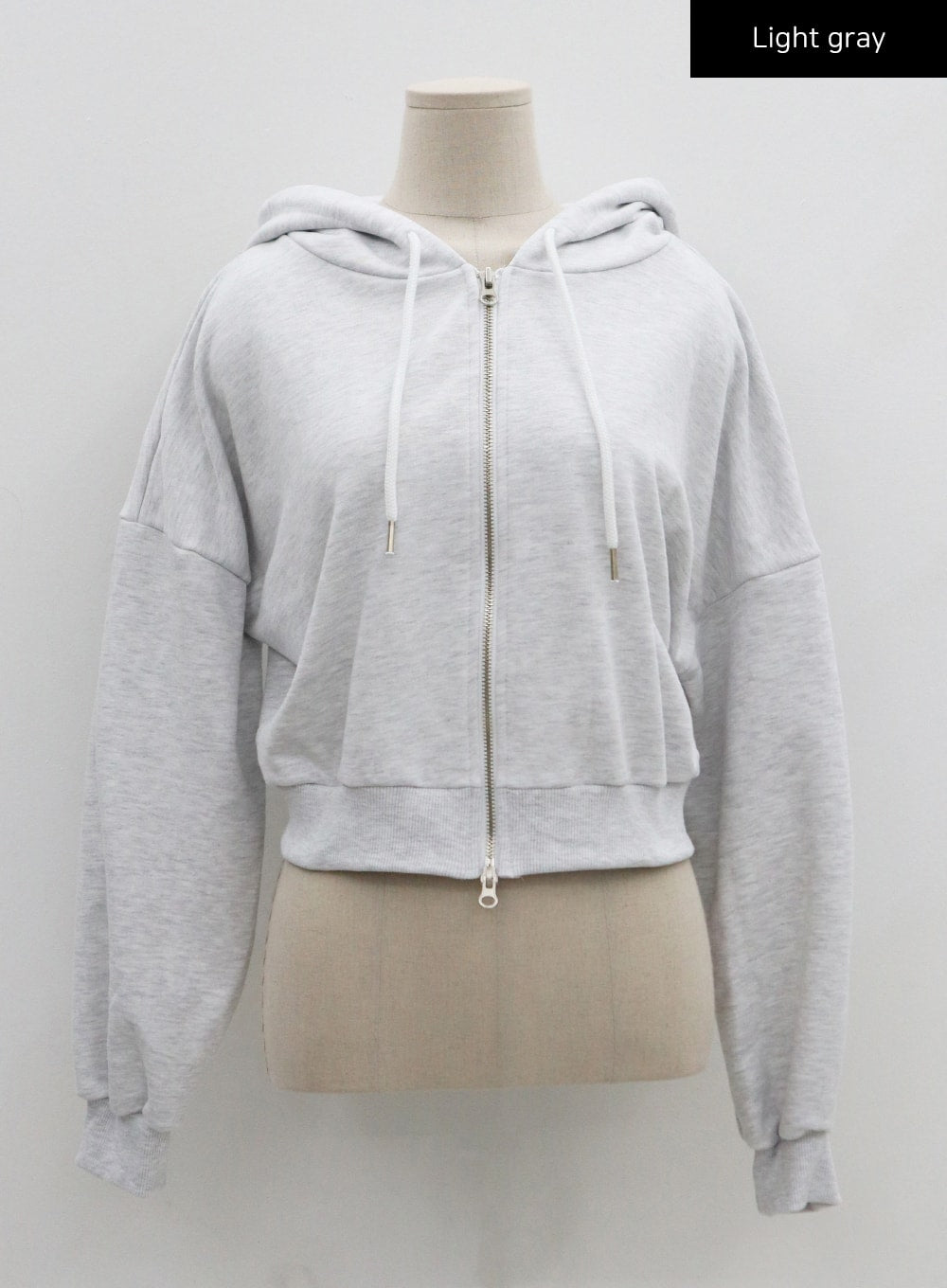 Lewkin Soft Basic Two Way Hoodie Zip Up C1210