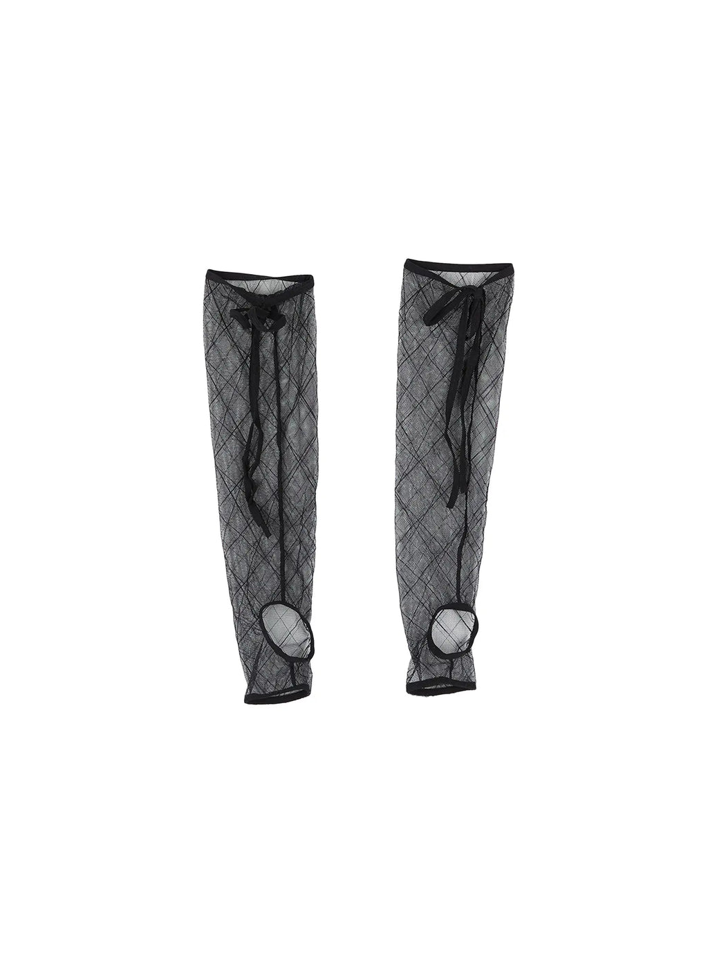 Sheer Strapped Leg Warmers CU526