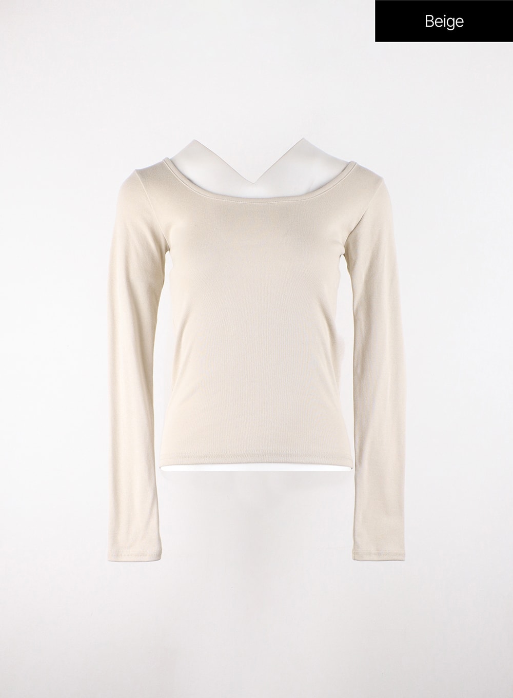 Long Sleeve U-Neck Top OD327