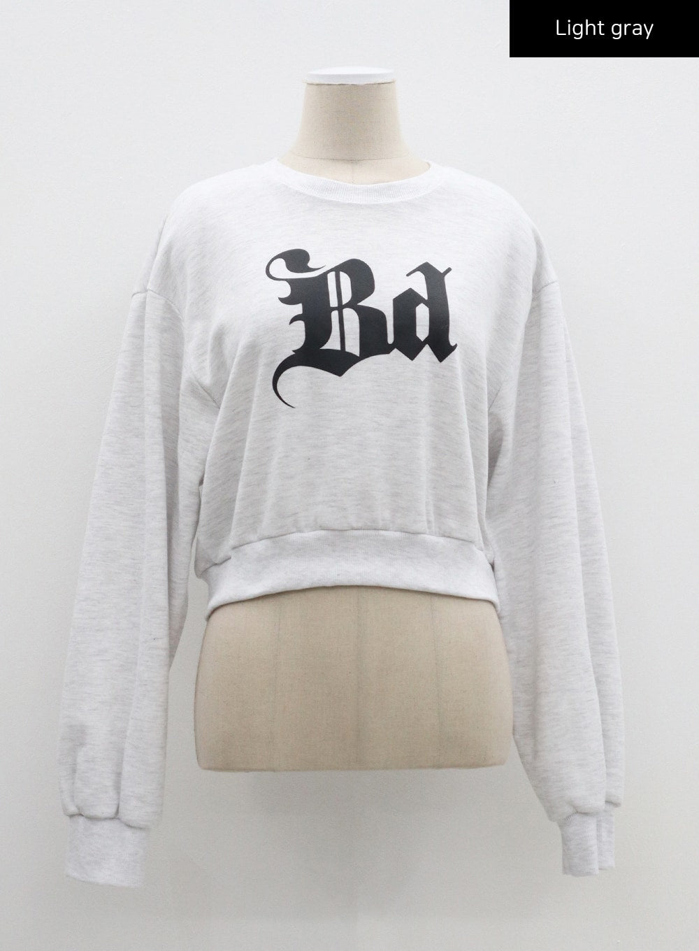 Graphic Cropped Sweatshirt CF327