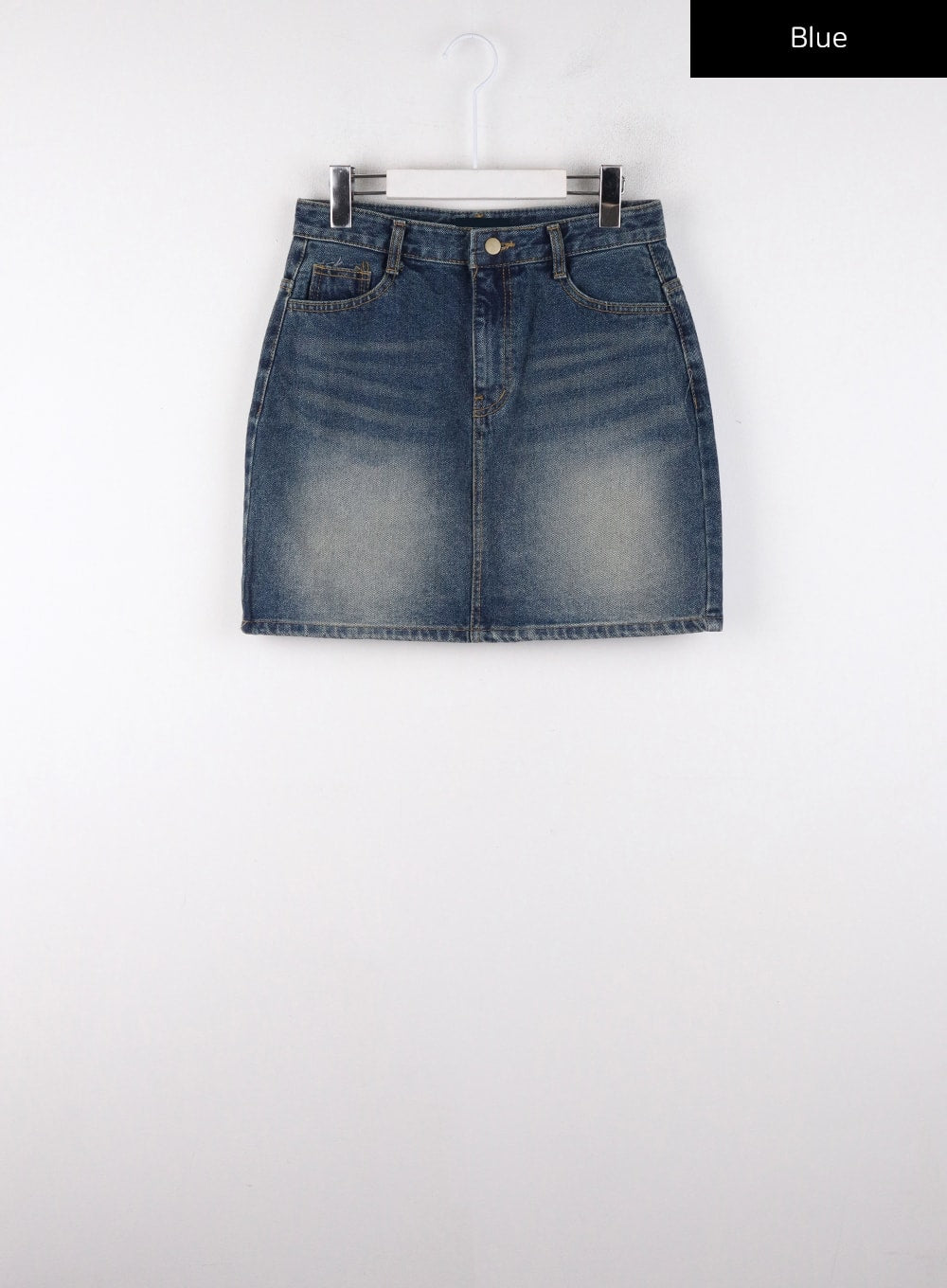 Washed Mini Denim Skirt CD307