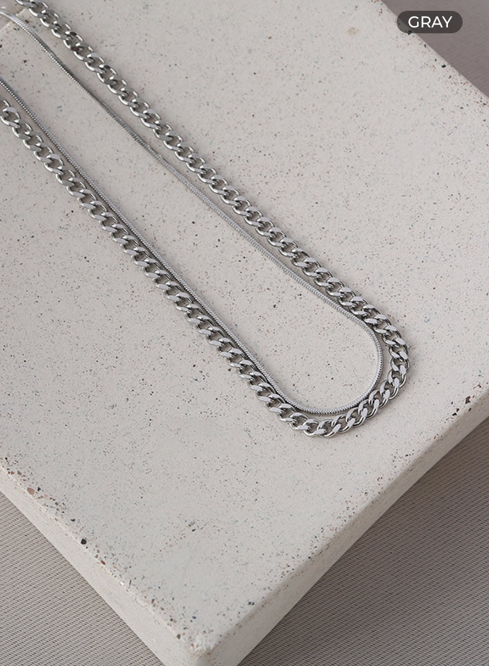 Simple Chain Set Necklace IL405