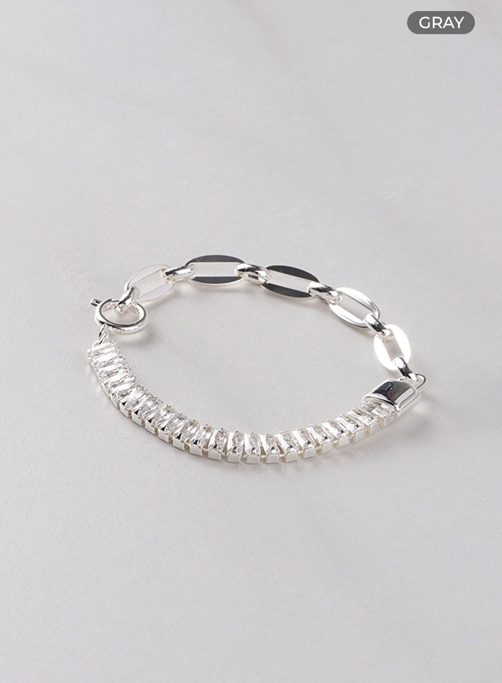 Square Cubic Chain Bracelet IL411