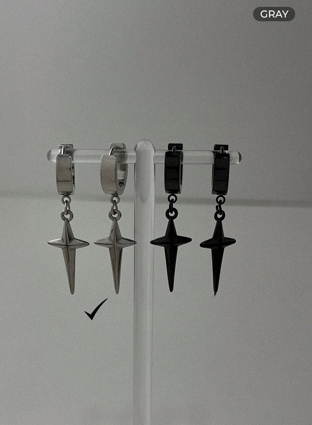 Pointed Cross One Touch Piercings IL415