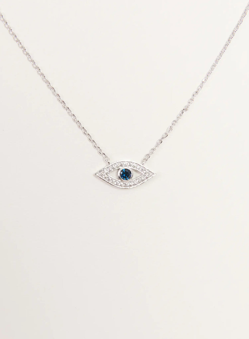Sapphire Gaze Necklace IS517