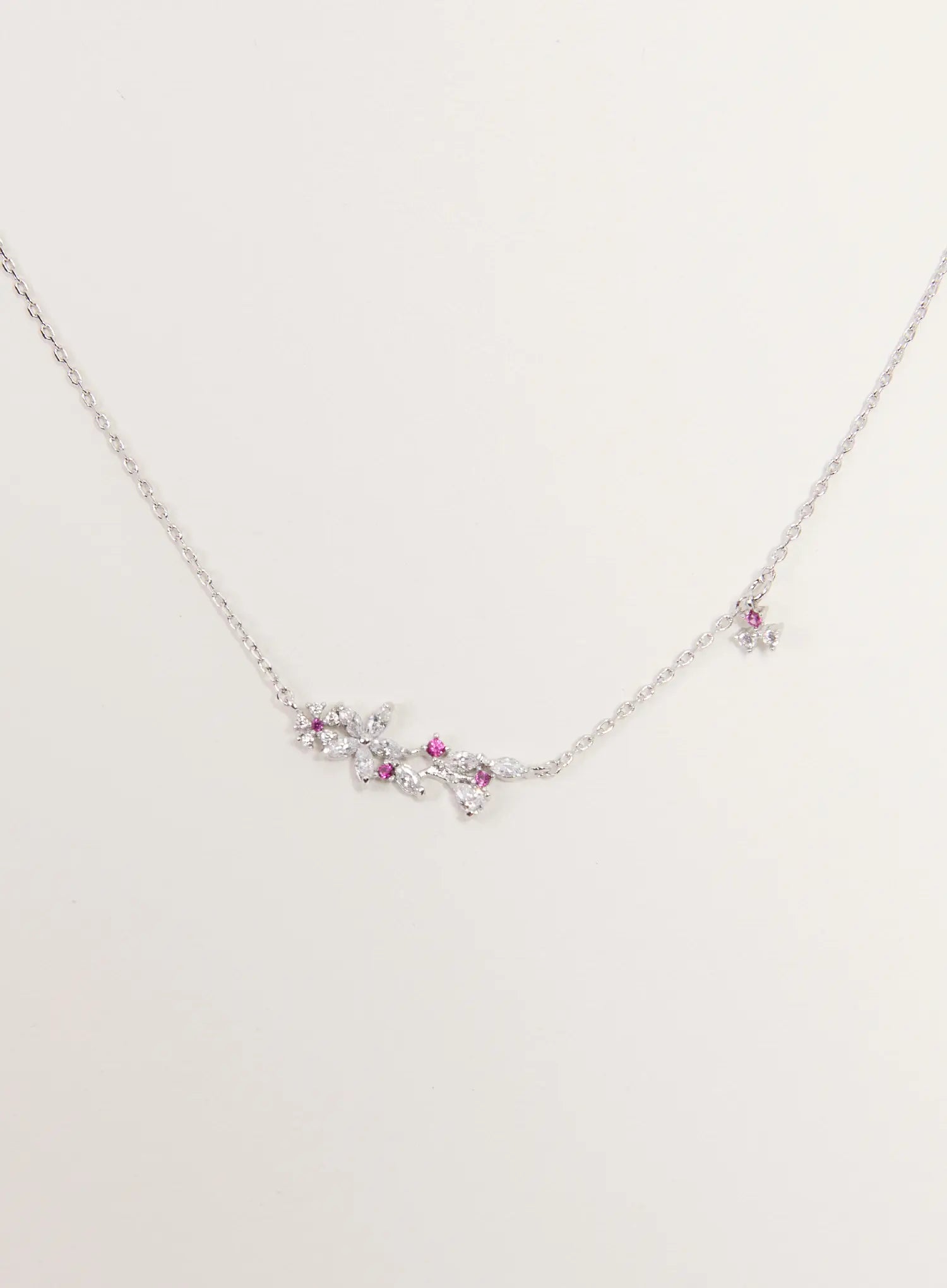 Blooming Ruby Necklace IS517