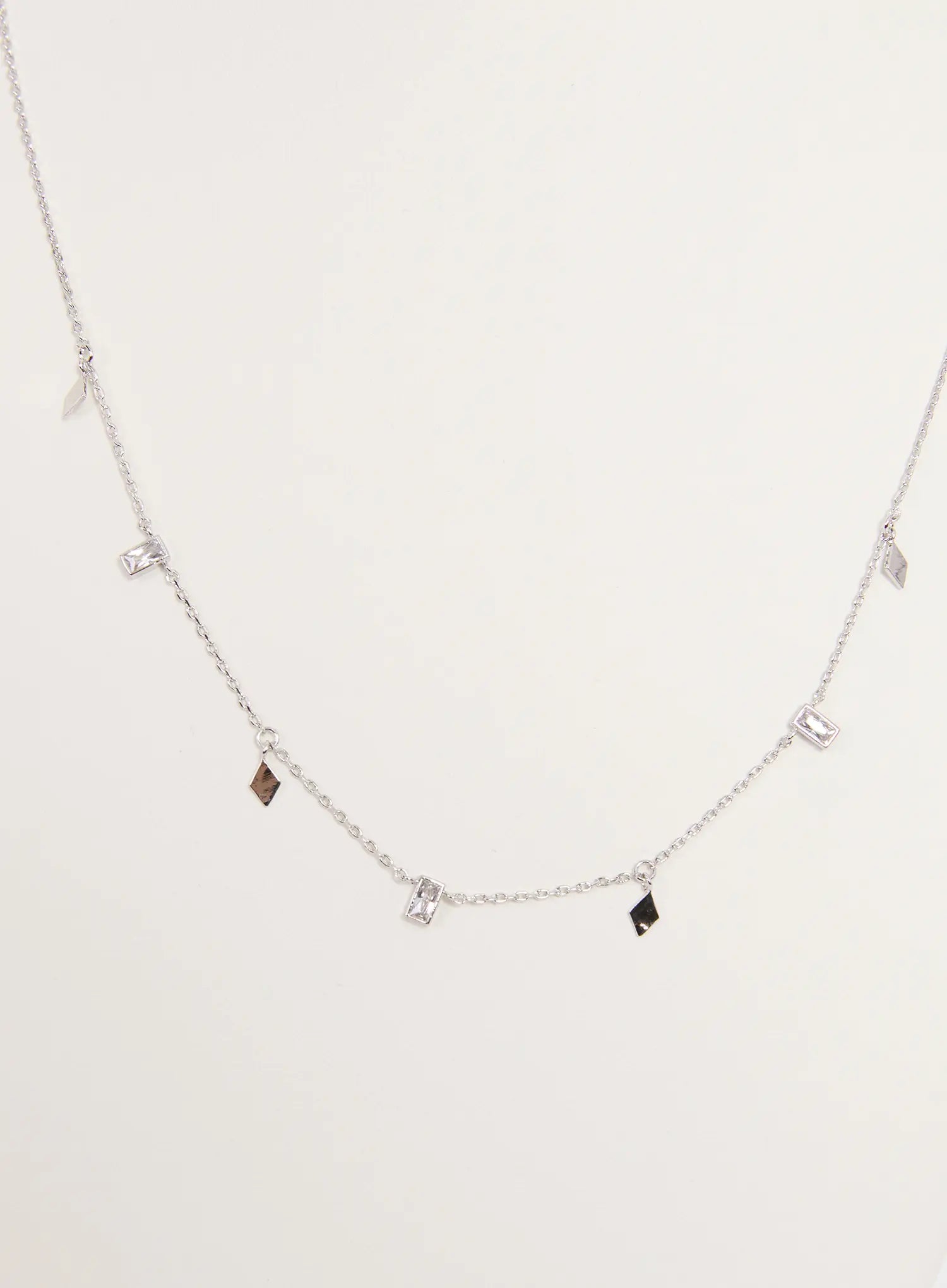 Geometric Drop Necklace IS517