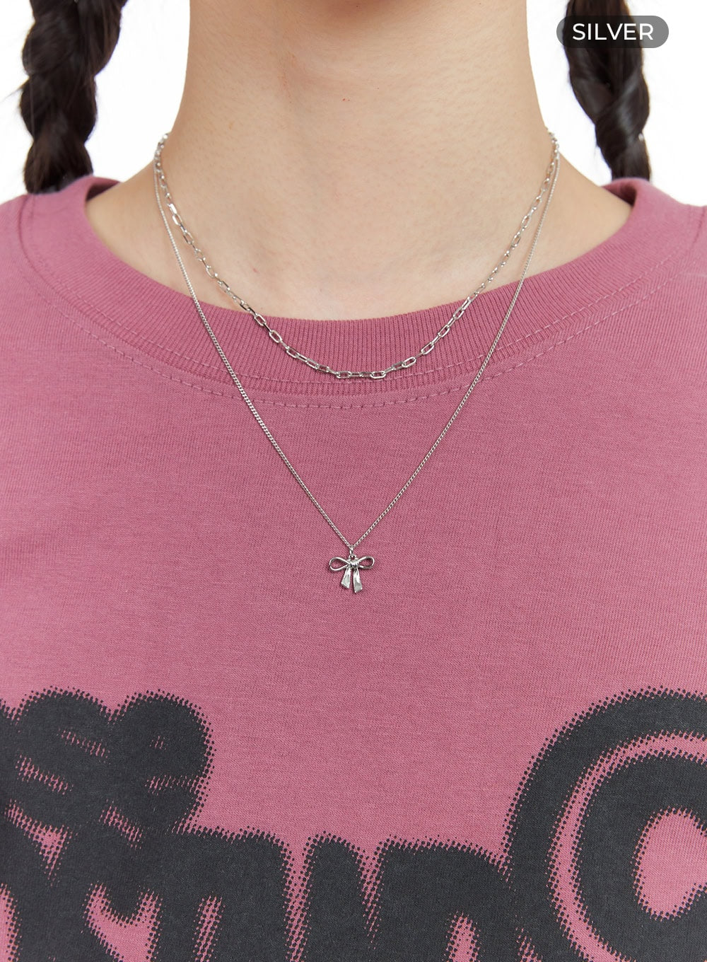 Alio Two Line Necklace IG406