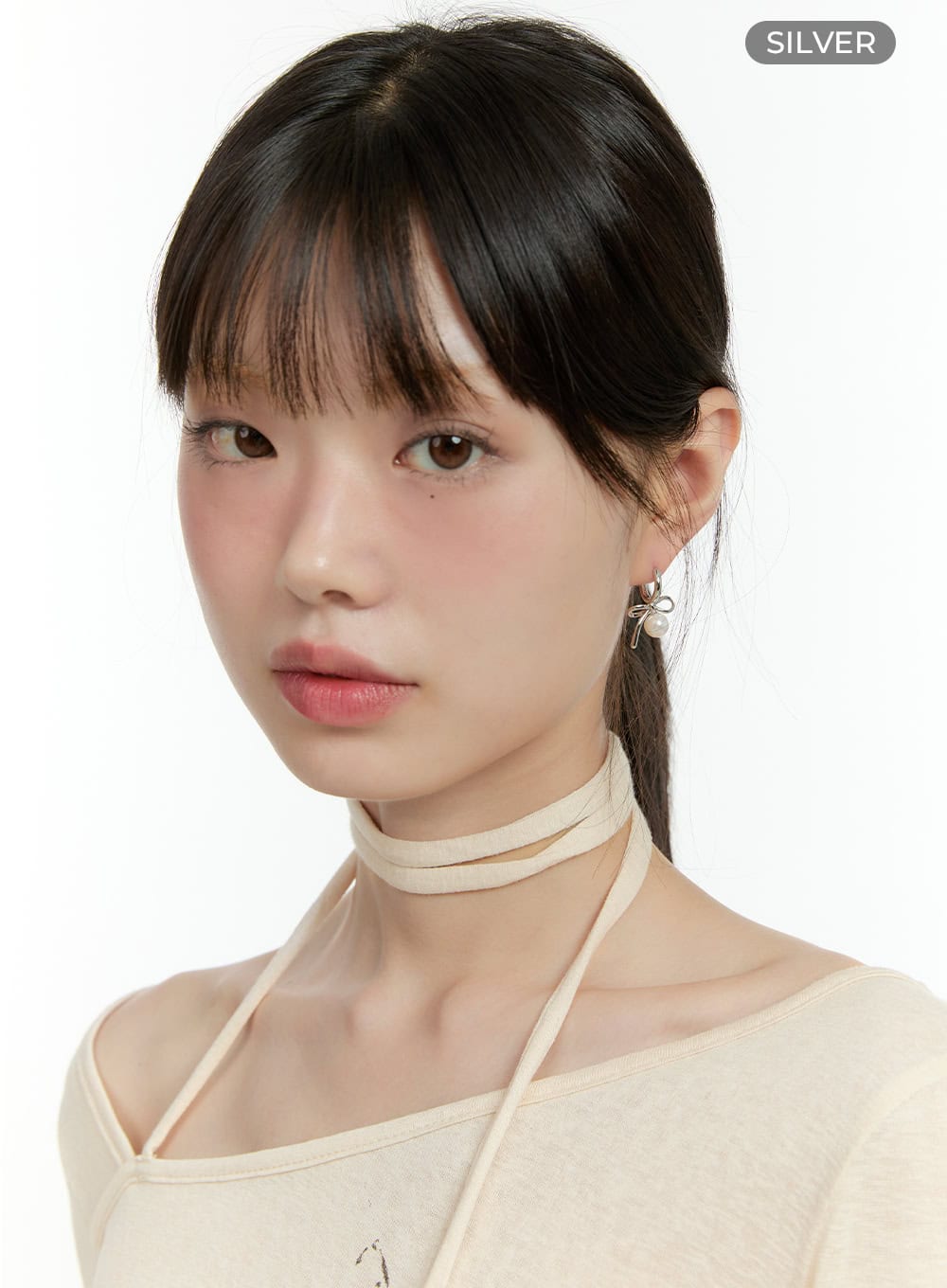 Jiny Ribbon Earrings IG406