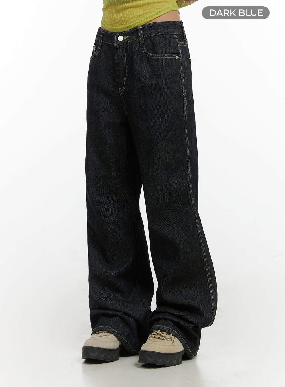 Keira Denim Stitched Bootcut Jeans CO415