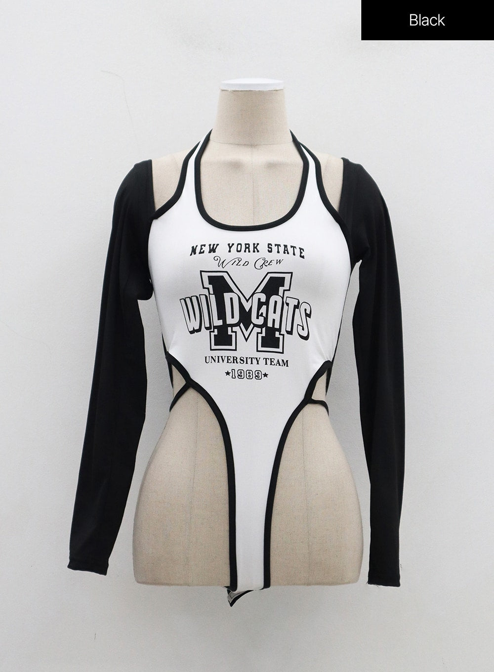 Graphic Two Color Bodysuit BJ331