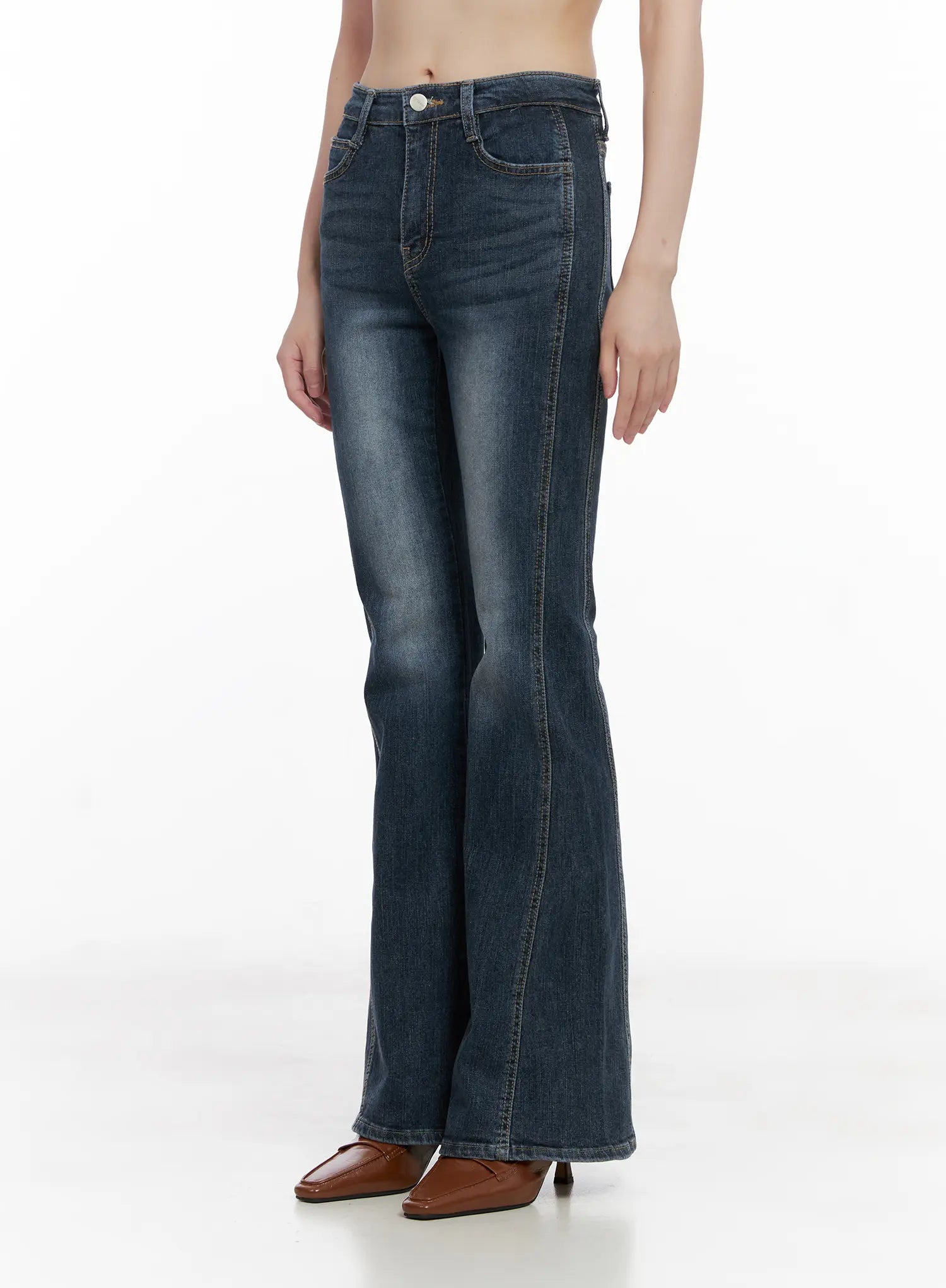 Giana High Waist Flare Jeans CG519
