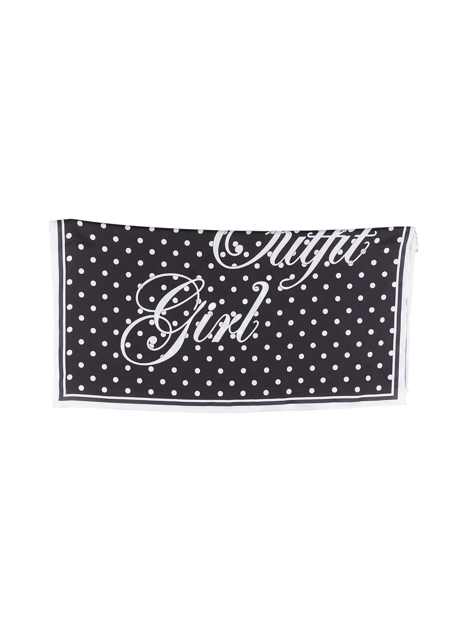 Polka Dot Graphic Scarf CU527