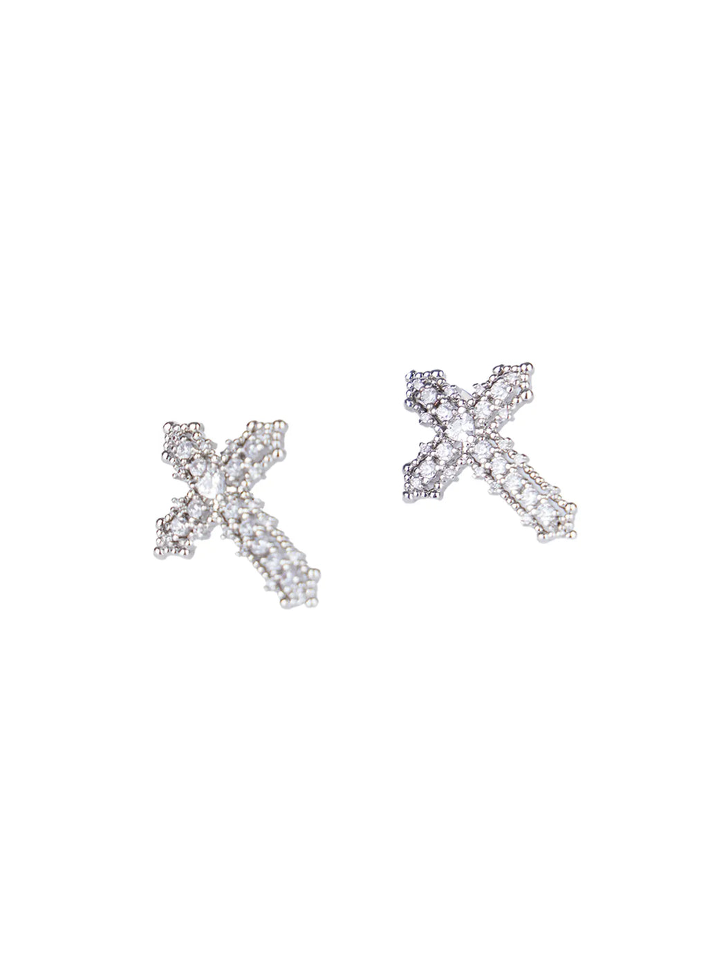 Studded Cross Earrings CL522