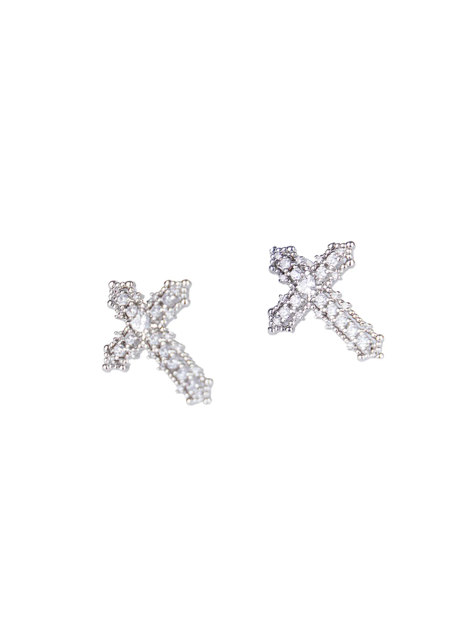 Studded Cross Earrings CL522