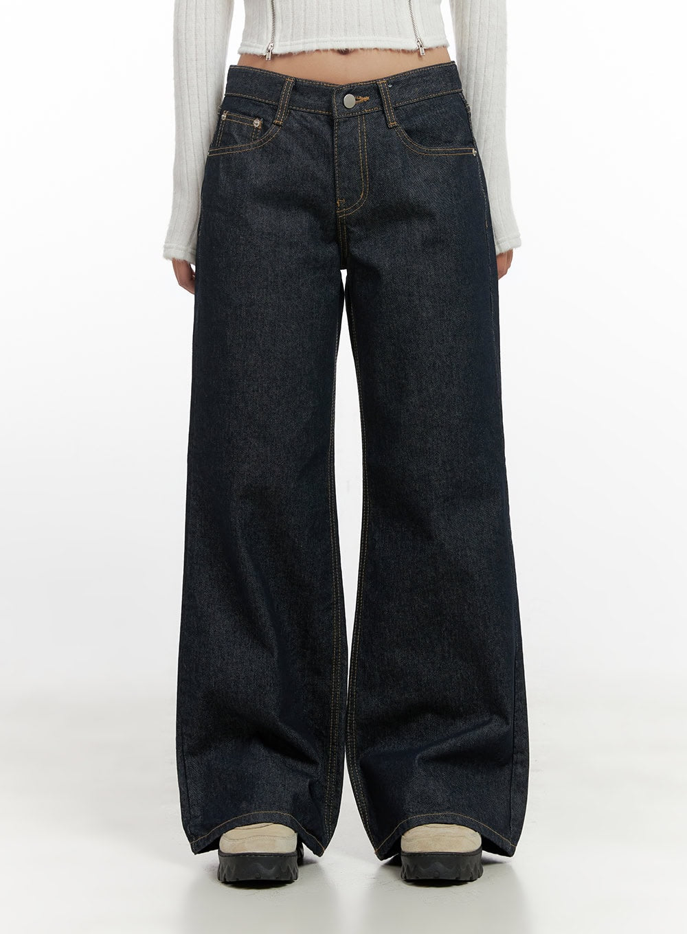 Lisa Cotton Comfort Wide Leg Jeans CN419