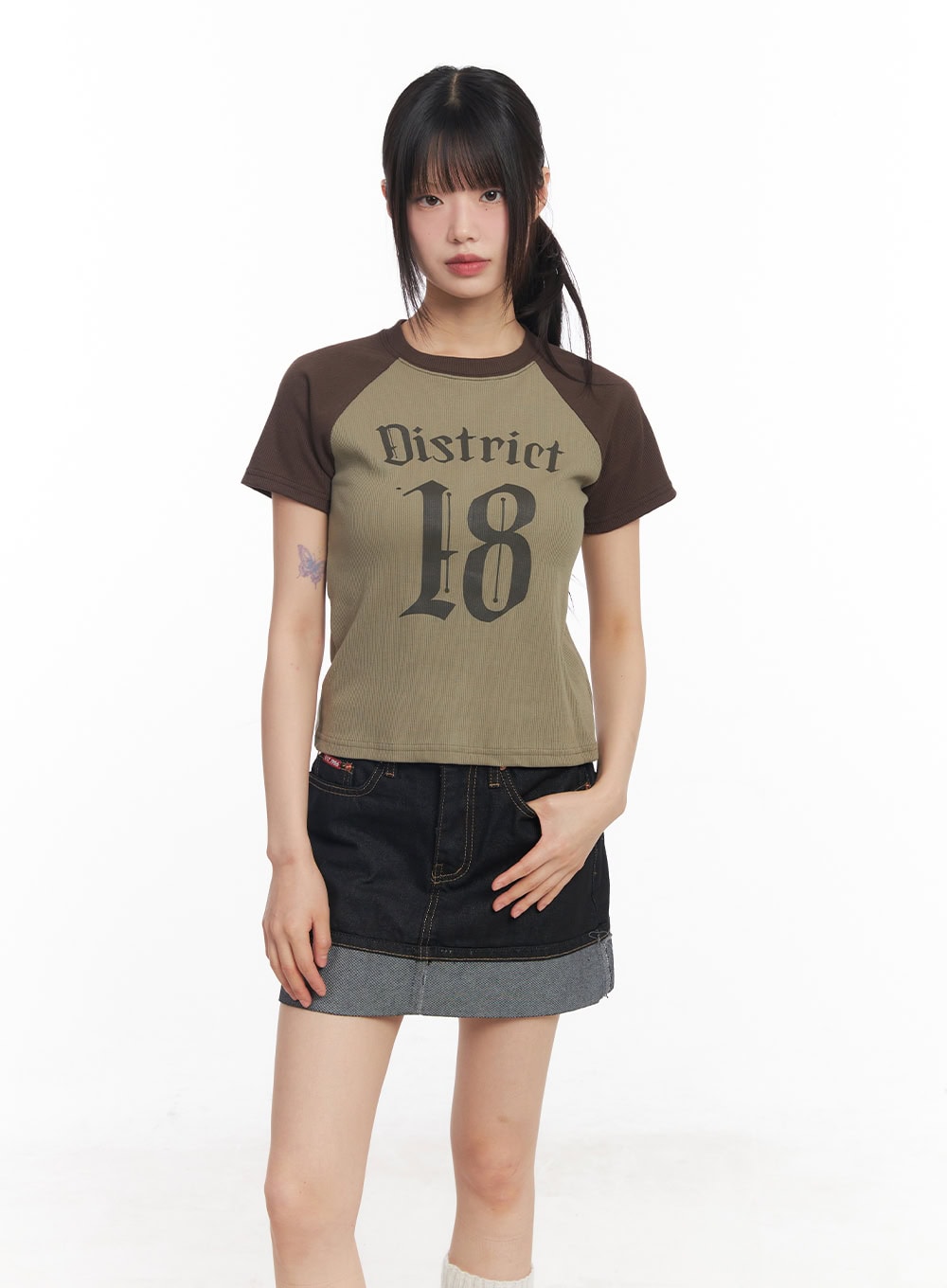 Raglan Graphic Slim-Fit Tee CY514