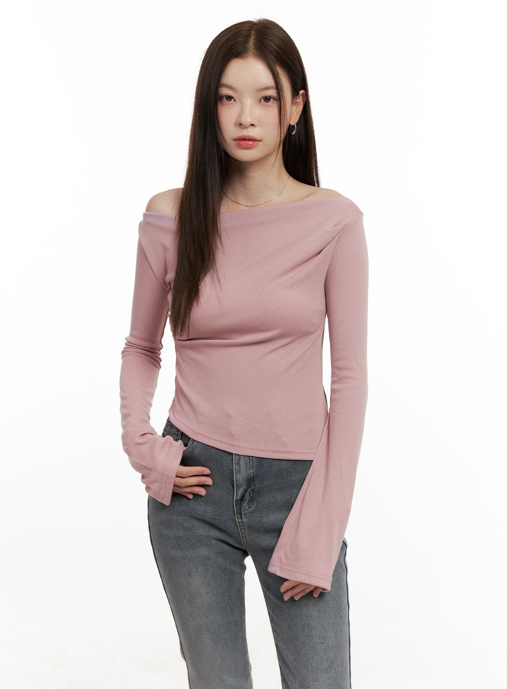 Elegant One-Shoulder Top ON422