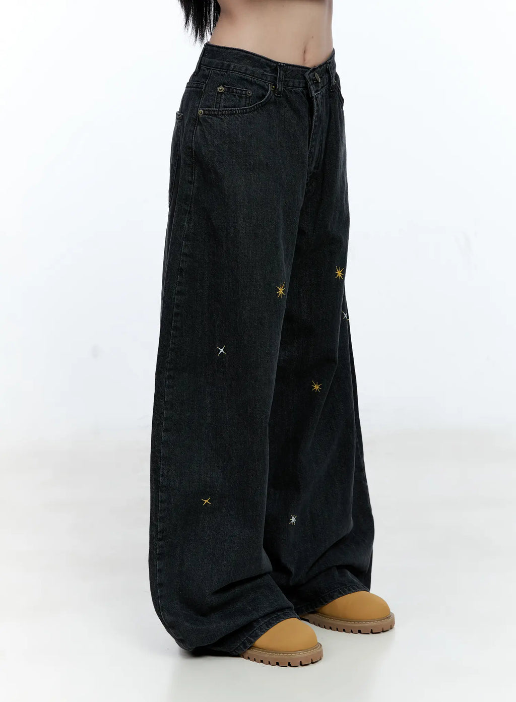 Wynter Star Embroidered Denim Jeans CG507
