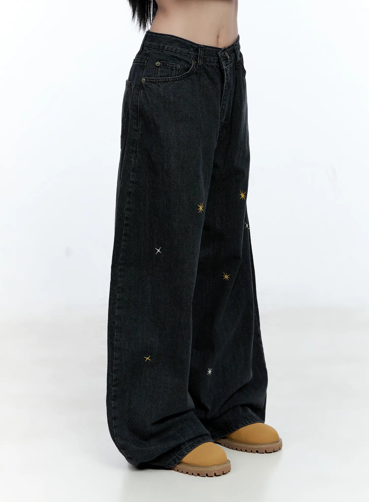 Wynter Star Embroidered Denim Jeans CG507