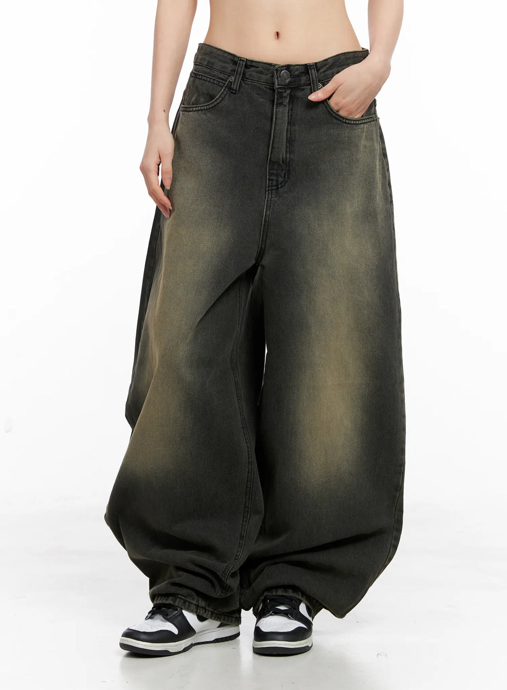 Elias Mega Wide Vintage Washed Jeans CC1109