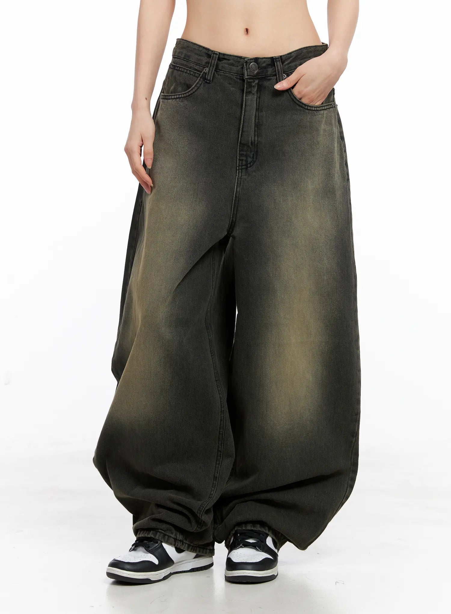 Elias Mega Wide Vintage Washed Jeans CC1109