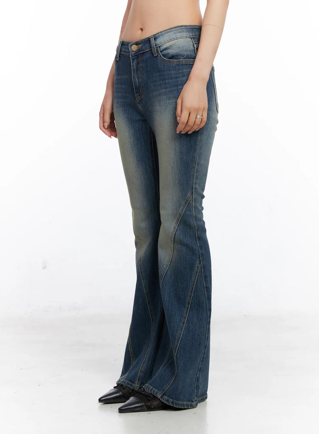 Sylvie Flared Denim Jeans CC1809