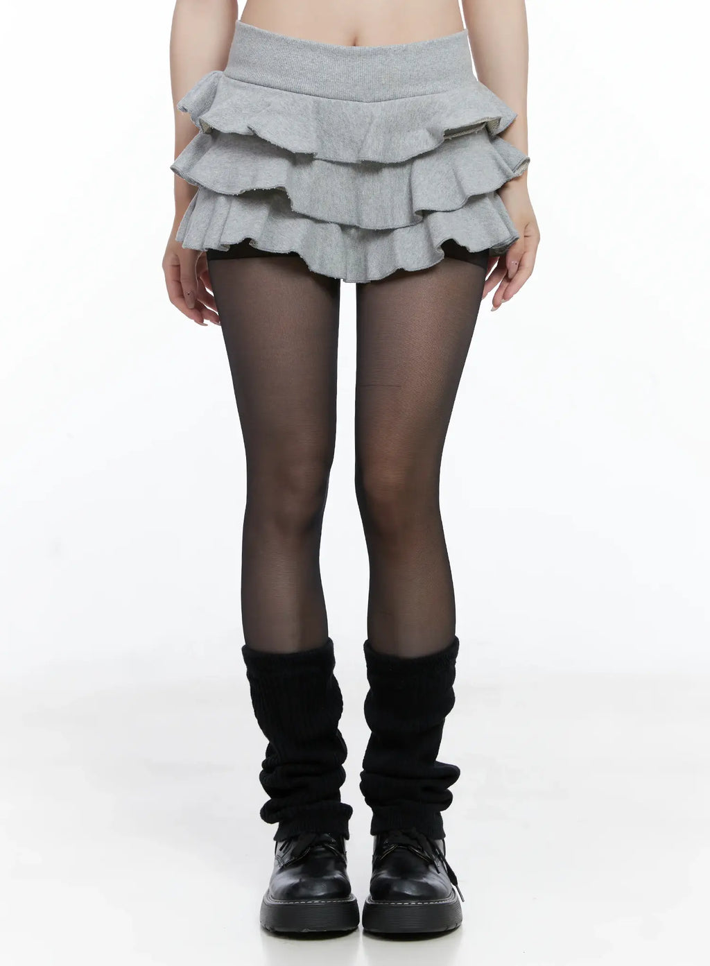 Frill Layered Mini Skirt CS501