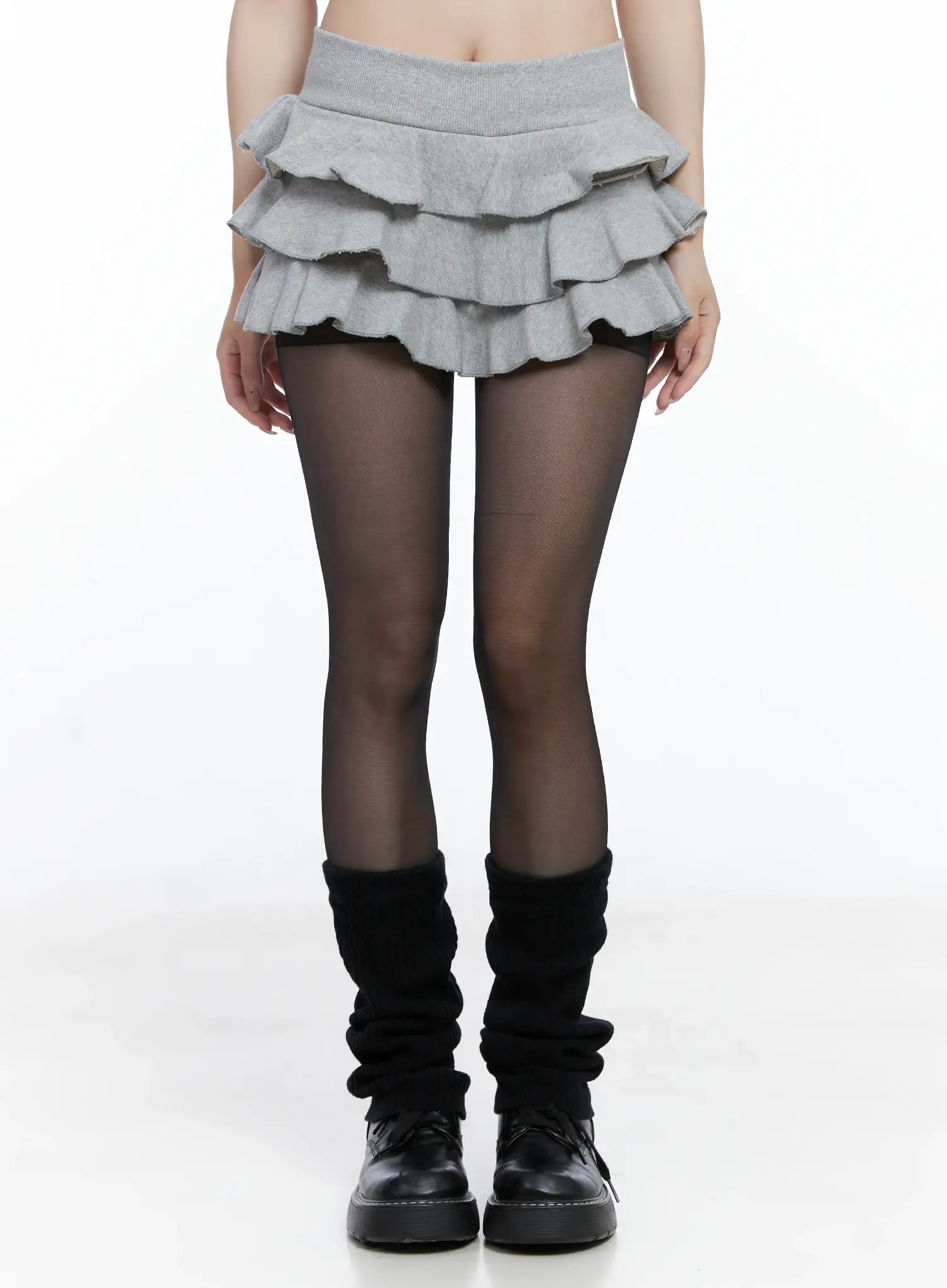 Frill Layered Mini Skirt CS501