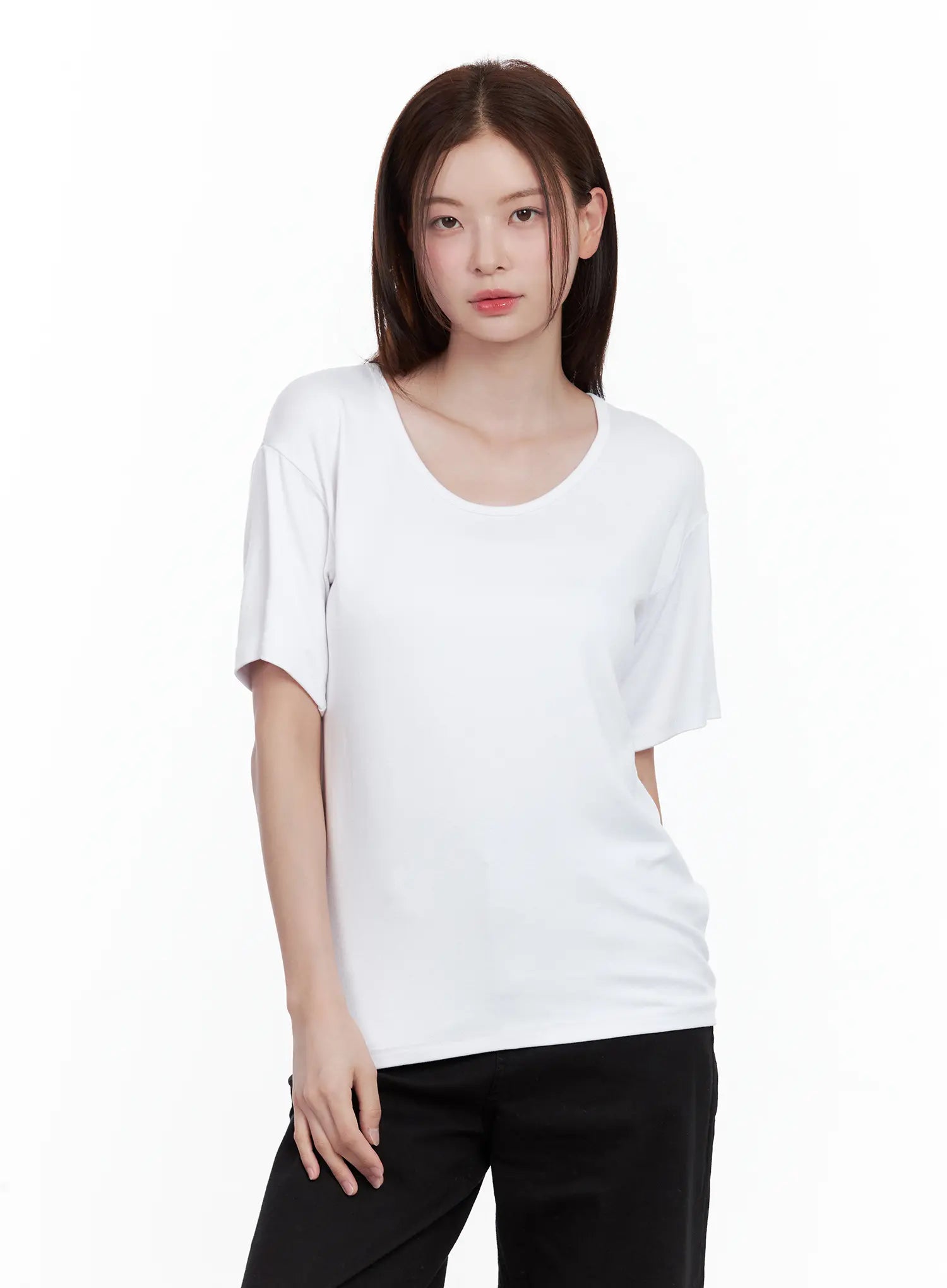 Essential Scoop-Neck Top CL502