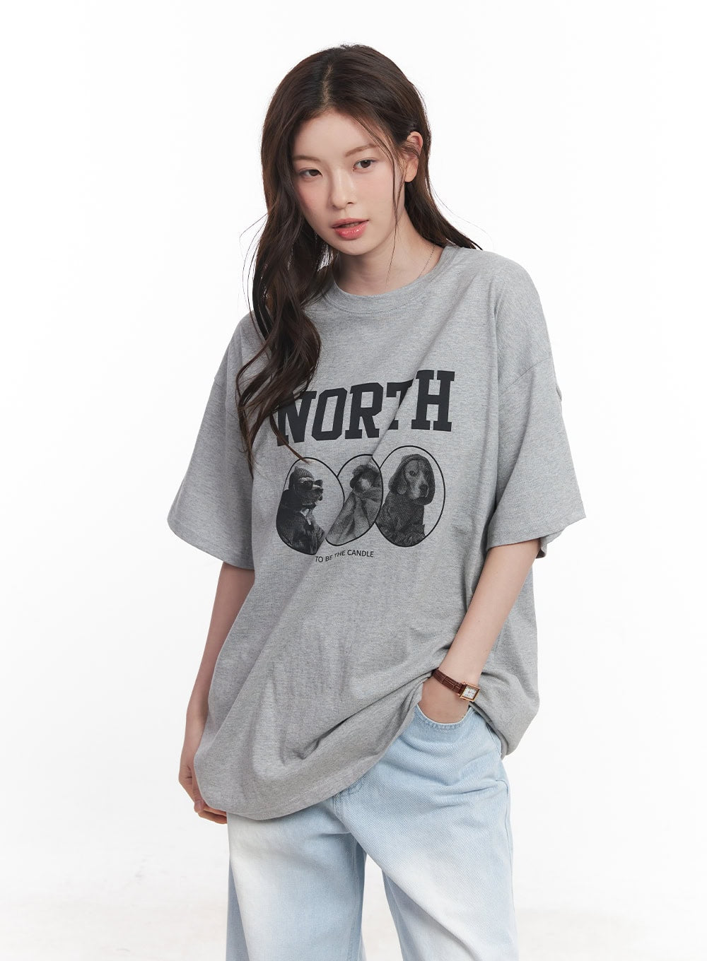Oversized Baggy Graphic Tee CY519