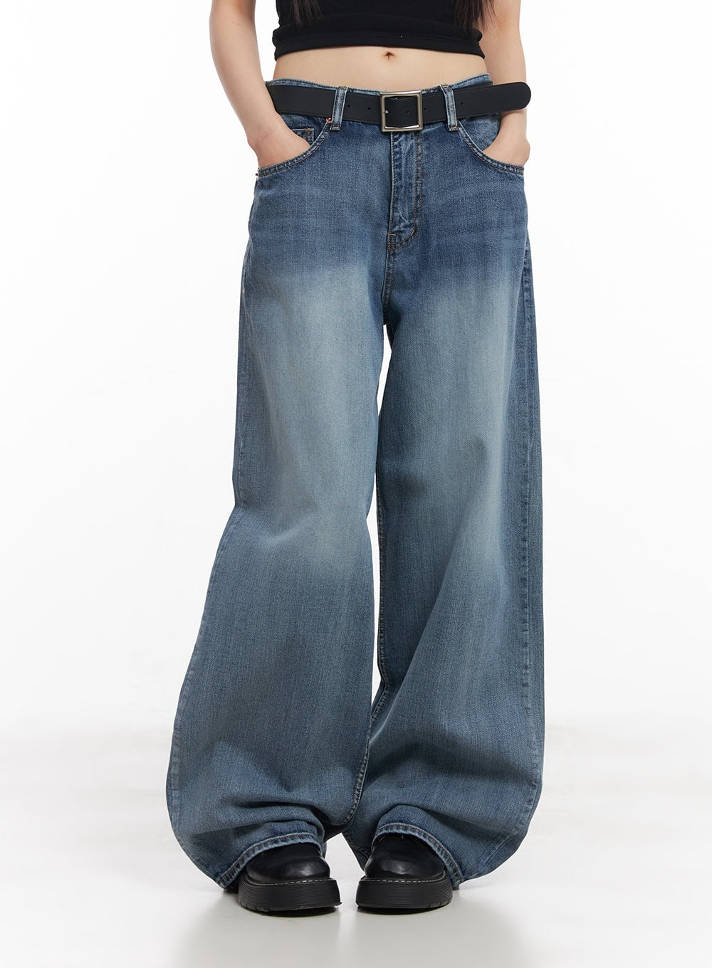 Pauline Wide-Leg Baggy Jeans CY512