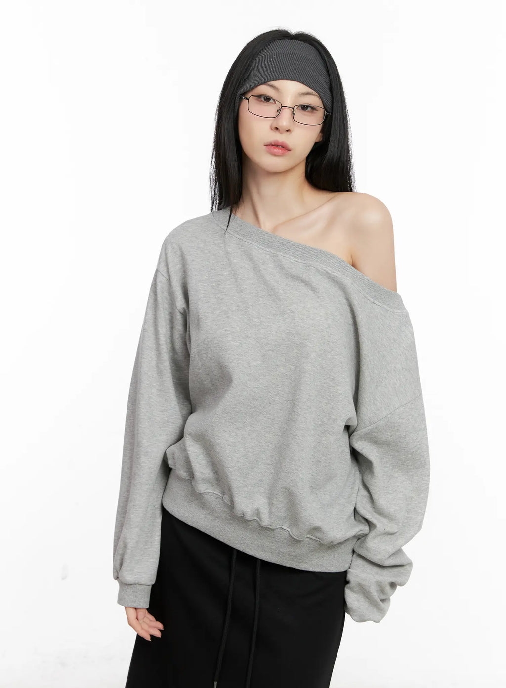 Casual Off-Shoulder Sweatshirt CG522