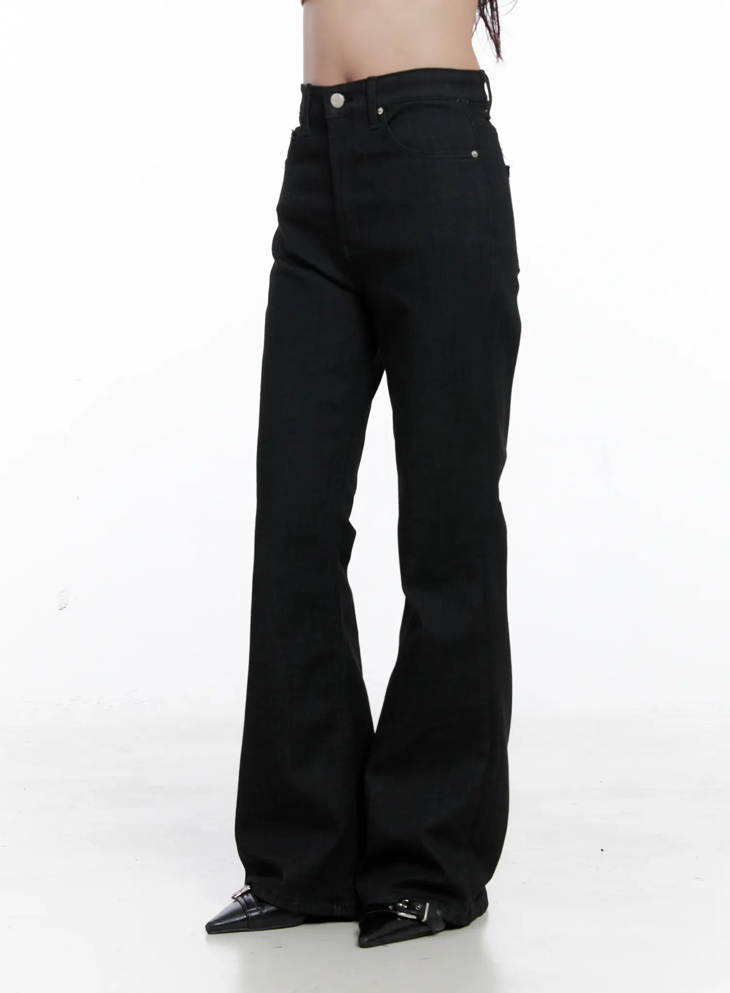 Elli High Waist Slim Fit Bootcut Jeans CS523