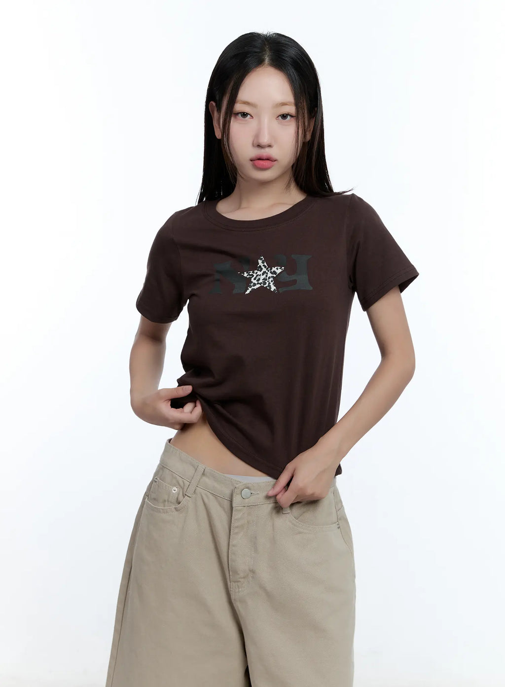 Graphic Crop Tee CU526