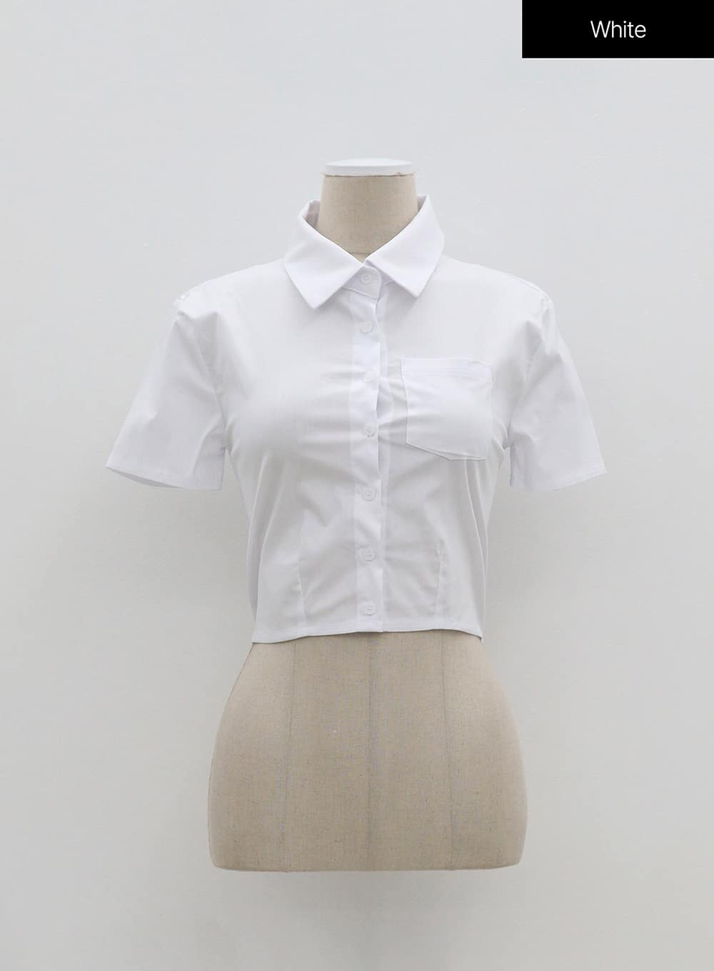 Slim Fit Cropped Shirt OM330