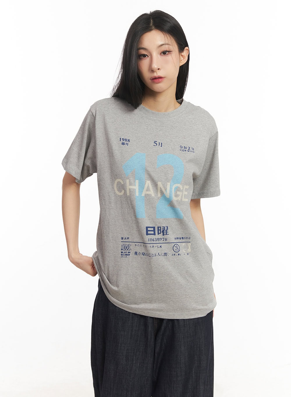 Change Casual Graphic Top CA504