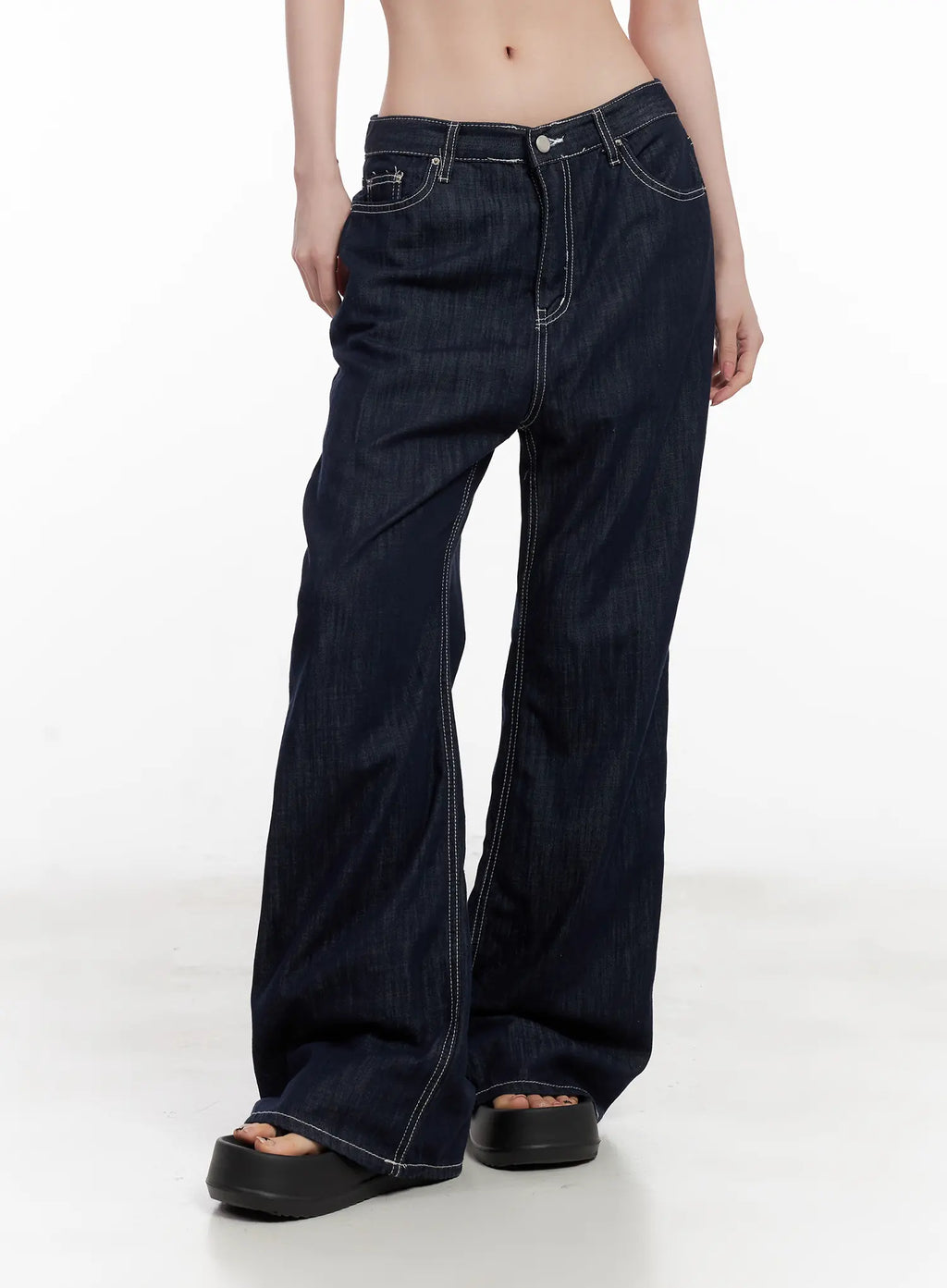 Miyeon Wide-Leg Denim Jeans CL501
