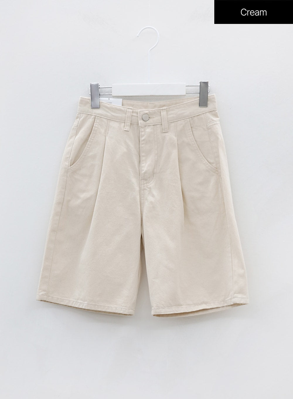 Pintuck Cotton Long Shorts OJ30