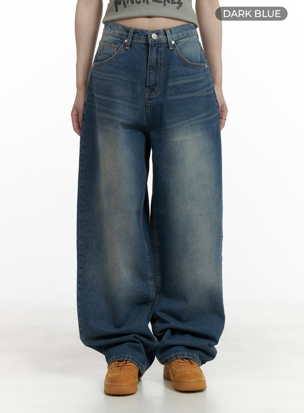 Wide Fit Baggy Jeans CA426