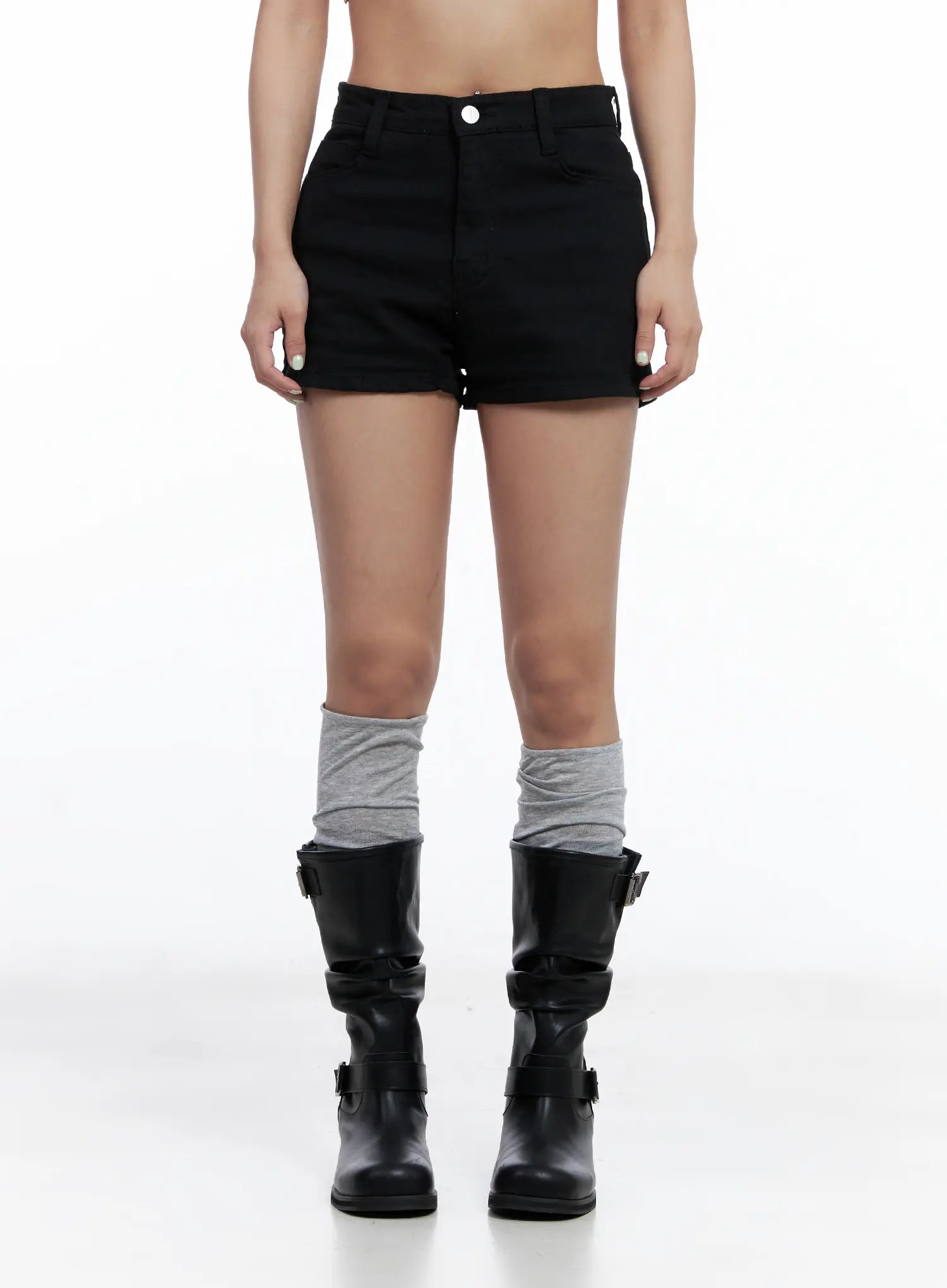 Cotton High-Waist Shorts CL510
