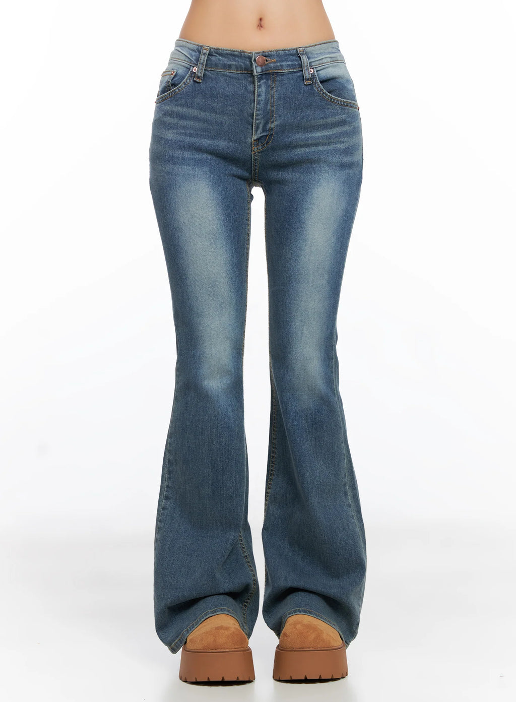 Emelia Back Pocket Flare Jeans CO514