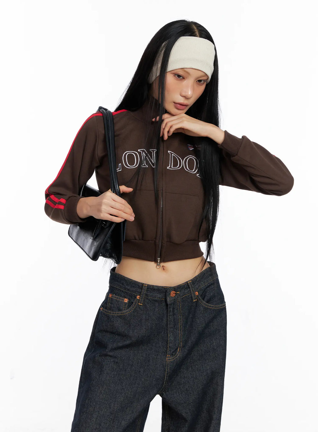 London Sporty Cropped Track Jacket CS511